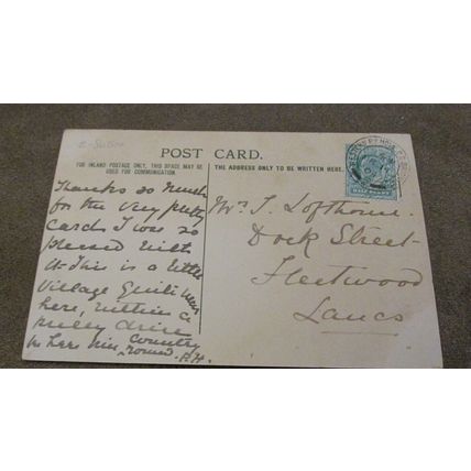 1904 fr Postcard - Policeman @ Black Lion Hotel - Patcham, Brighton - Sussex