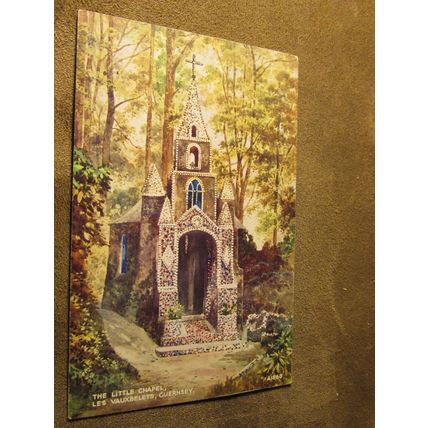 Valentines Postcard - The Little Chapel, Guernsey - Artist EW Trick / A1868