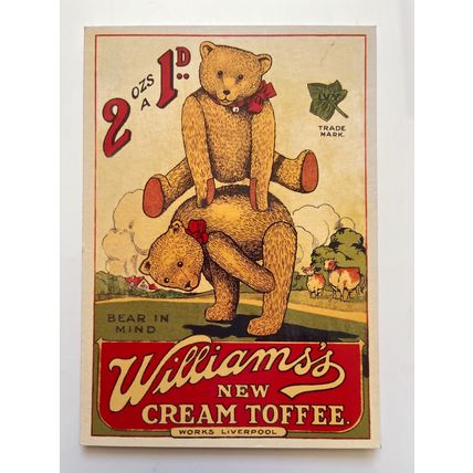 POSTCARD - WILLIAMS'S NEW CREAM TOFFEE