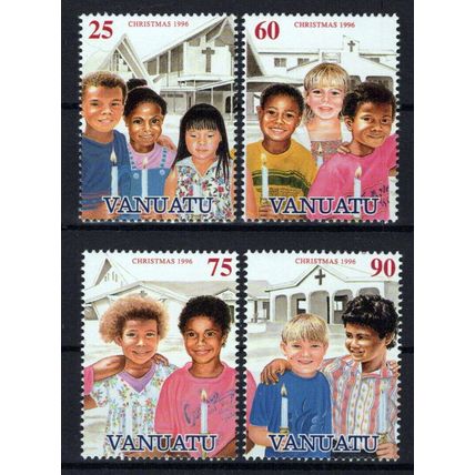 Vanuatu 688a-d MNH Christmas Children ZAYIX 0624S0139
