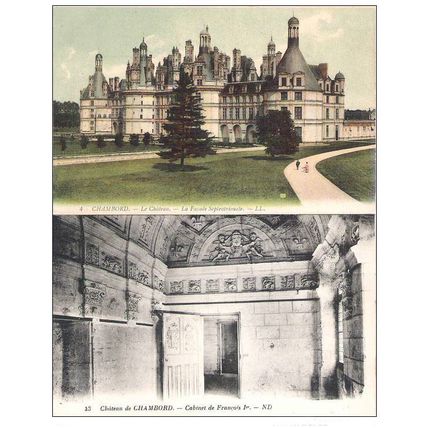 41 - CHATEAU DE CHAMBORD - 5 CARTES POSTALES