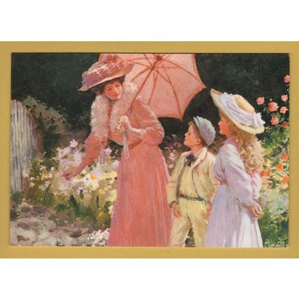 Summer In The Garden - Percy Tarrant - Postally Unused - The Medici Society Ltd