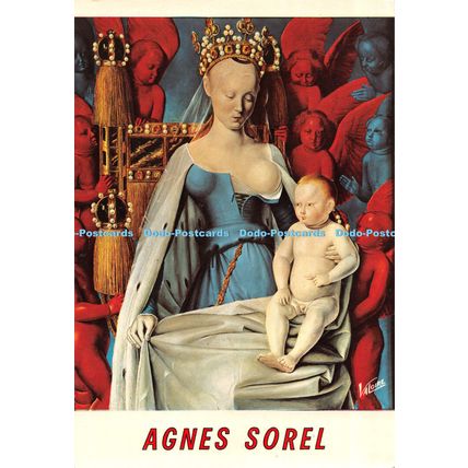 D099075 Le Val de Loire Historique. La Vierge a l Enfant de Jean Fouquet. Agnes