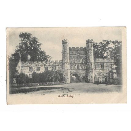 Battle Abbey, Sussex, Early Postcard.