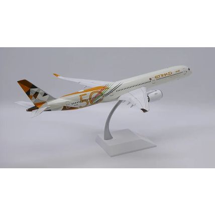 A350 ETIHAD AIRWAYS "50 YEARS" REG: A6-XWB - JCWINGS XX20339A 1/200