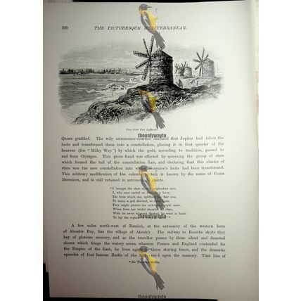 View From Fort Caffarelli, Alexandria, Egypt, Book Illustration (Print), 1890