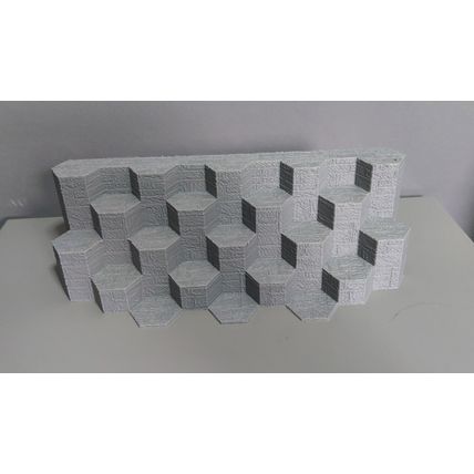 figure bases/figure stand/hex riser dungeon riser display stand for miniatures