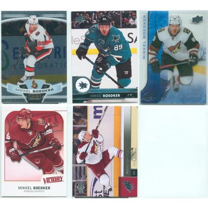 Mikkel Boedker 7x card lot incl Silver Script