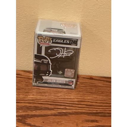 Funko Pop! NFL - Jalen Hurts #240 Facsimile Laser Autographed (Box & Protector)