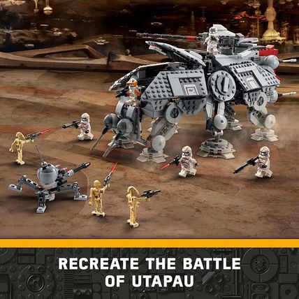 LEGO Star Wars At-Te Walker 75337 Poseable Toy, Revenge of the Sith Set, Gift fo