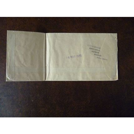 Great Britain 1970 Stampex Special Cancel Forces Mail RAF Changi Singapore