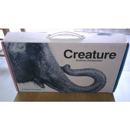 CREATURE by Andrew Zuckerman. Double-Sided Floor Puzzles 16 Large Piece Jigsaws
