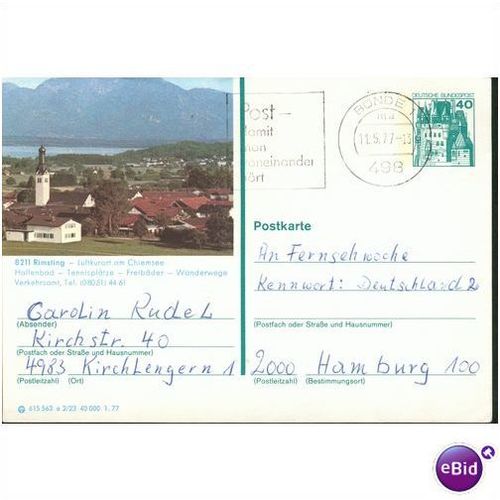 Germany postcard 1977 - 8211 Rimsting
