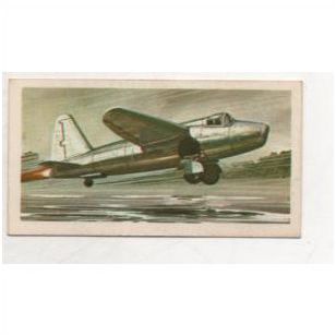 1972 Brooke Bond Tea card History of Aviation card No.23 Heinkel 178