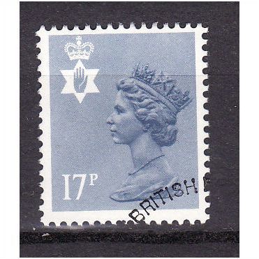 NI43 Northern Ireland, 17p grey-blue, fine used stamp