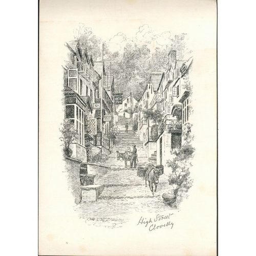 High Street Clovelly, Devon - J Salmon Ltd