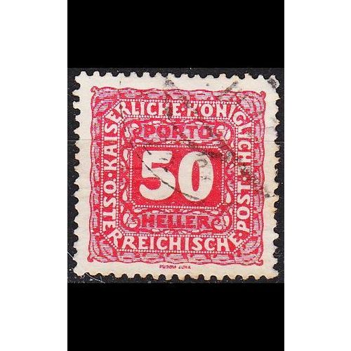 ÖSTERREICH AUSTRIA [Porto] MiNr 0054 ( O/used )