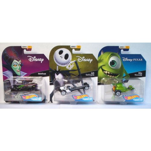 HOT WHEELS character cars ' DISNEY ' 6 car set (2018)