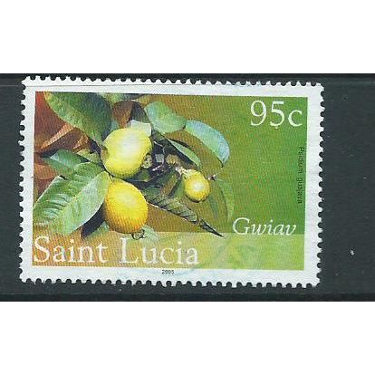 st.lucia stamps sg1340 sg 1340 used fruit