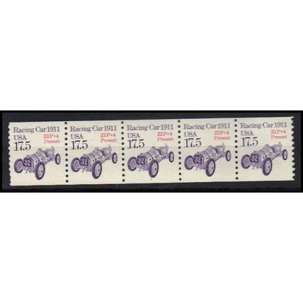 2262a 17.5c Race Car Very Fine MNH Dry Gum PNC 1/5 X1053