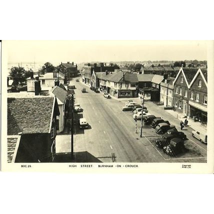 Essex BURNHAM ON CROUCH High Street Postcard (Frith BOC.29)
