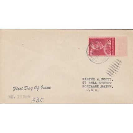 Caribbean Island 1940 Union Panamerica FDC Typed VGC