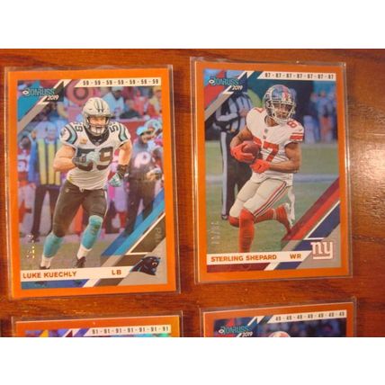 2019 Donruss Jersey Numbers, Orange Foil, Rare SP's, All 8-Cards Numbered