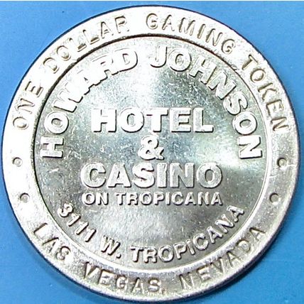 Howard Johnson. $1 Casino Route Token. Las Vegas, NV. 24A.