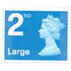 2014 Machin Security 2nd Large Blue With MA14 & MBIL, Unfranked On Piece
