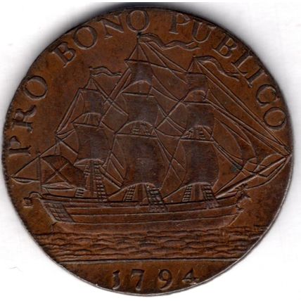 Great Britain. Promissory Halfpenny C.1794. dy20790