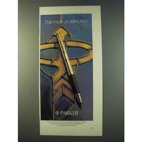 1979 Parker 180 Imperial Floating Ball Pen Ad
