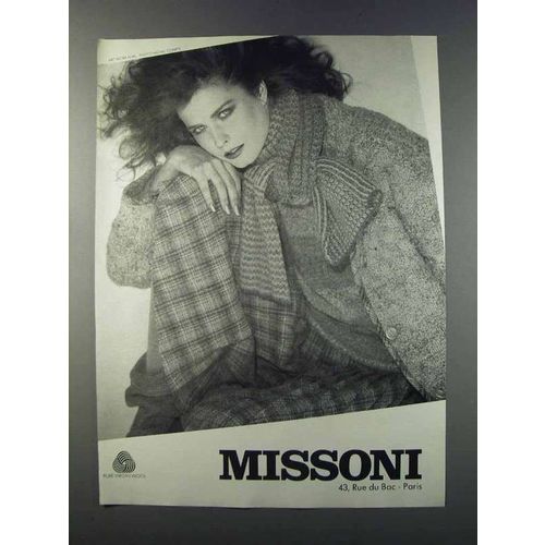 1981 Missoni Ad - Women's Fashion