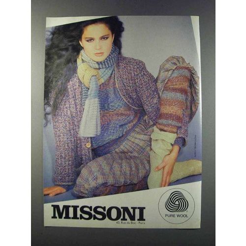 1981 Missoni Fashion Ad