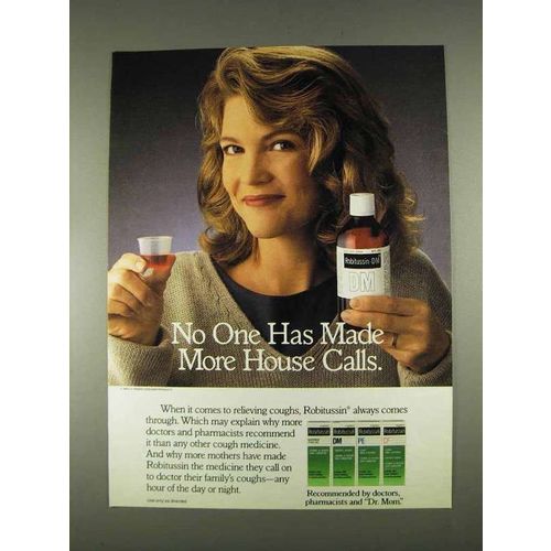 1996 Robitussin Cough Medicine Ad - More House Calls