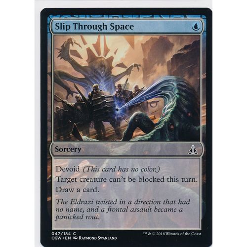 Magic the Gathering MTG Oath of the Gatewatch 47/184 Slip Through Space