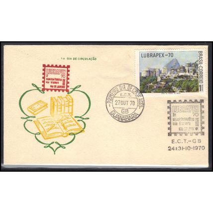 Cover Brazil Stamp (Cachet-U/A) Box0451