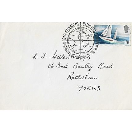 GB 1967 Sir Francis Chichester FDC with special Plymouth franking