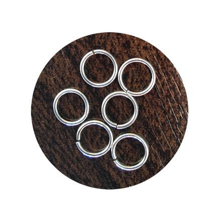 7mm 925 Stirling Silver Open Jump Rings Jewellery Making/Repair 6 pack sizes C12