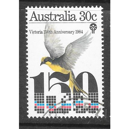 AUSTRALIA 1984 VICTORIA 150 YEARS BIRD 30c USED