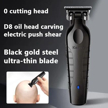 KEMEI Mens Hair Clippers Trimmers 0mm T-Blade Bald Head Beard Trimmer KM-2299
