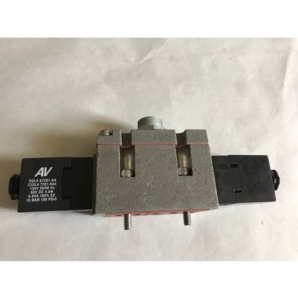 AUTOMATIC 407B43S3S3-AA4 PNEUMATIC SOLENOID VALVE SOL A7201-AA,7201-9AA,BU,SA,AE