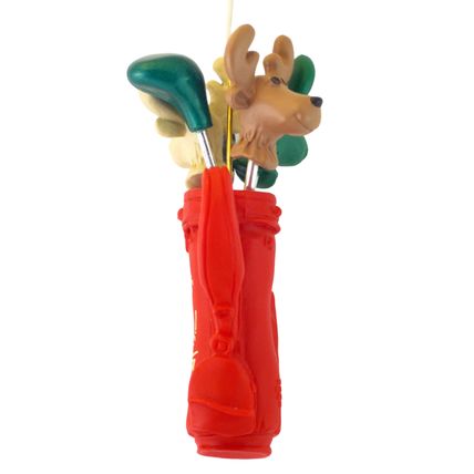 HALLMARK KEEPSAKE GOLF'S MY BAG CHRISTMAS ORNAMENT 1990 (QX496-3)
