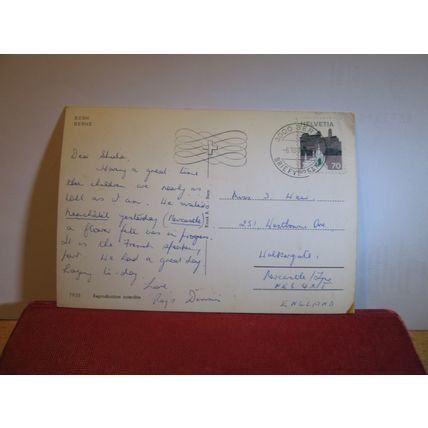 BERNE, SWITZERLAND used postcard 1970 pm =