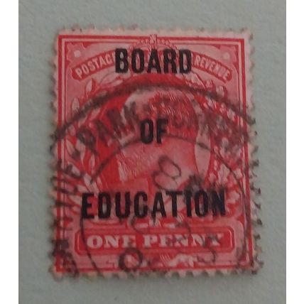 GB 1902 Edward VII 1d red Board of Education SG 084