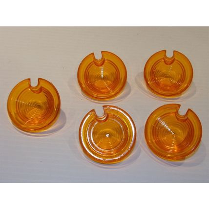 Vintage Amber Lenses Rat Rod Trailer 5 NORS