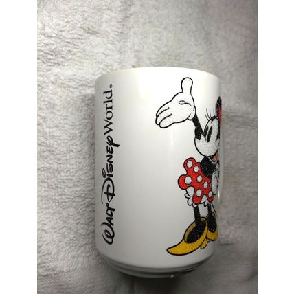 Minnie Mouse Coffee Mug Ceramic Classic Sparkle Glitters Authentic Original