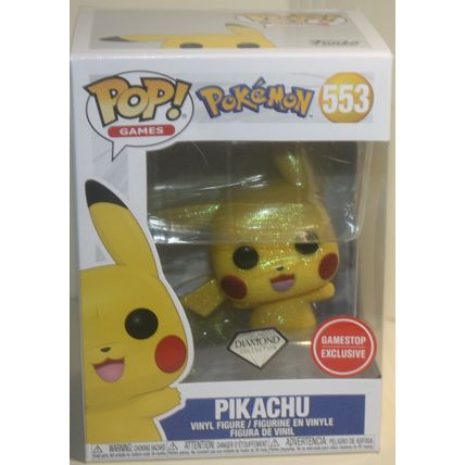 Funko POP! Games Pokémon Diamond Collection Pikachu #553 Gamestop Exclusive
