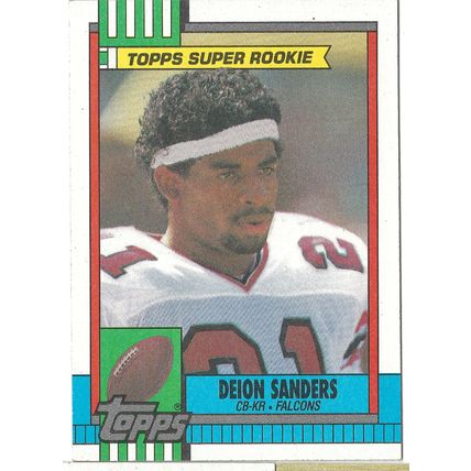1990 TOPPS DEION SANDERS RC #469