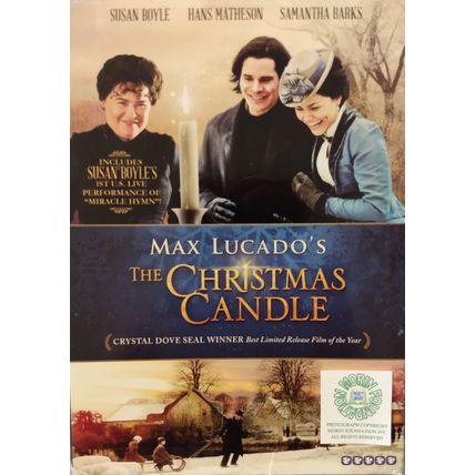 MAX LUCADO'S THE CHRISTMAS CANDLE DVD SUSAN BOYLE HANS MATHESON SAMANTHA BARKS