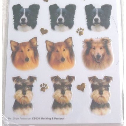 Dog breed craft stickers many breeds available 29 designs peel and stick